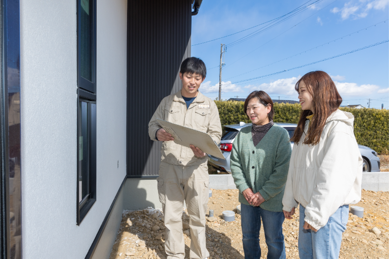 木を基調としたリビング